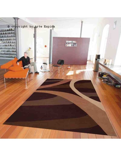 Tappeto moderno Showtime Arte Espina brown 4062-36 rivenditore a Bergamo e Brescia