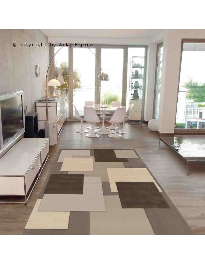 Tappeto moderno Reflective Arte Espina brown 646-90  rivenditore a Bergamo e Brescia