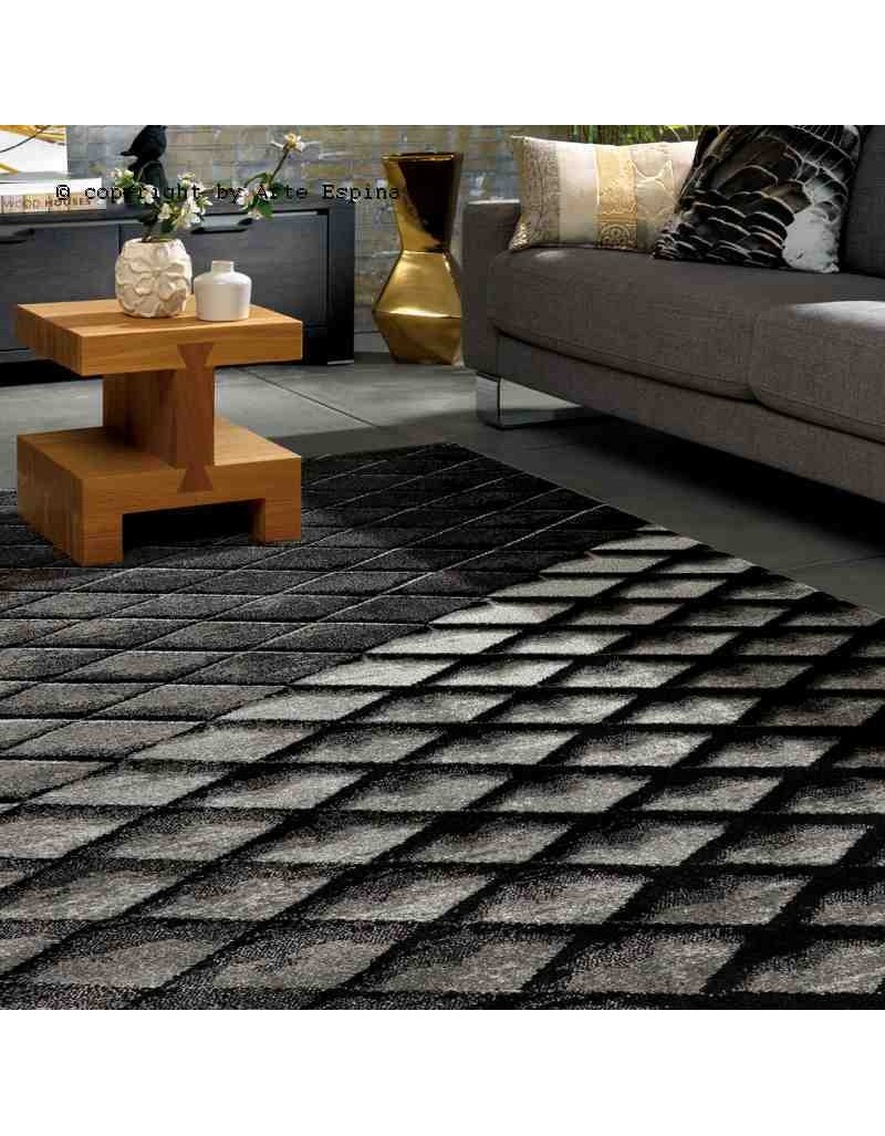 Tappeto moderno Folded Arte Espina anthracite 4455-66 rivenditore a Bergamo e Brescia