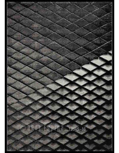 Tappeto moderno Folded Arte Espina anthracite 4455-66 rivenditore a Bergamo e Brescia