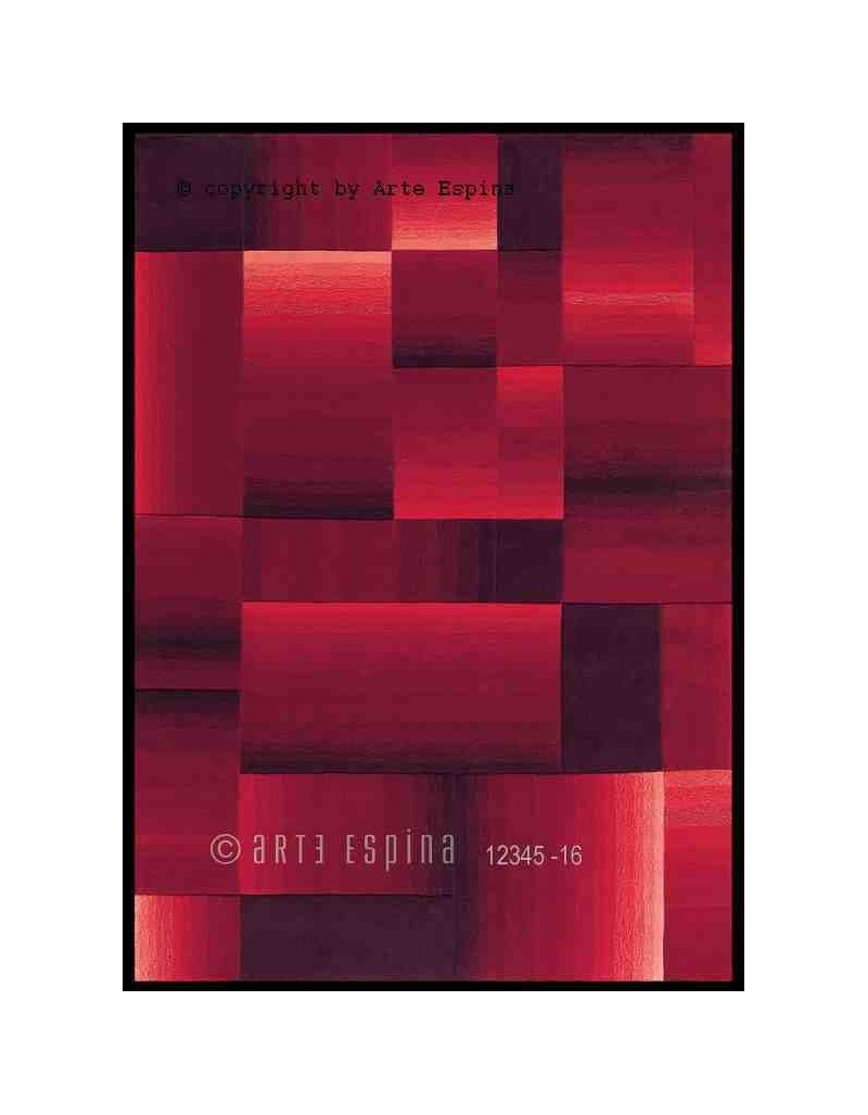 Tappeto moderno Coloured Cubes Arte Espina red 5035-41 rivenditore a Bergamo e Brescia