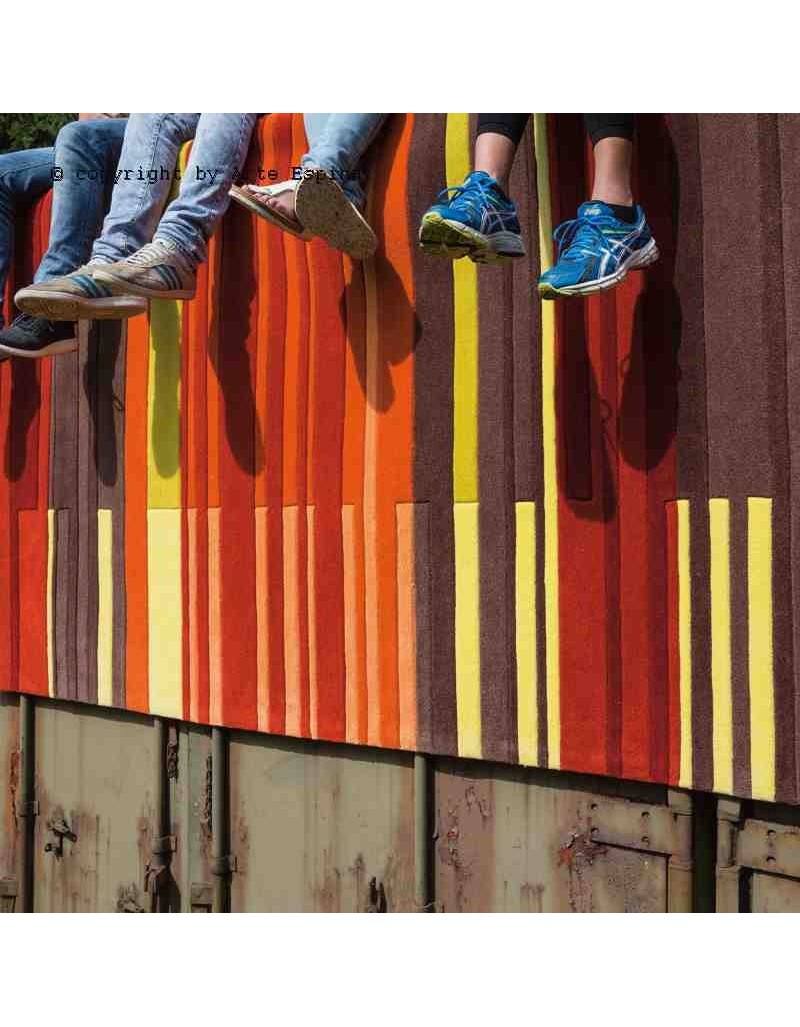 Tappeto moderno Pop Art Arte Espina orange 4066-31 rivenditore a Bergamo e Brescia