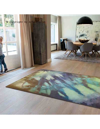 Tappeto moderno Zodiac Arte Espina blue/brown 4438-50