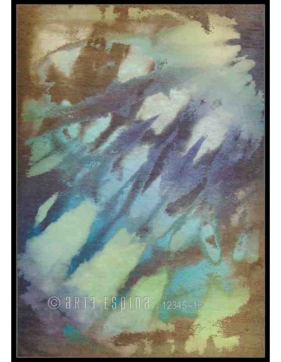 Tappeto moderno Zodiac Arte Espina blue/brown 4438-50