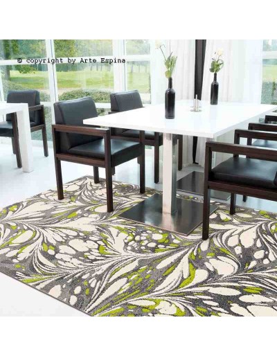 Tappeto moderno Moire Arte Espina grey 4443-61 rivenditore a Bergamo e Brescia