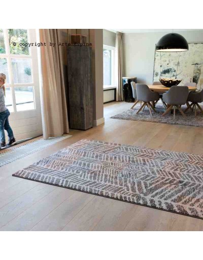 Tappeto moderno Line Up Arte Espina blue/orange 4473-65 rivenditore a Bergamo e Brescia