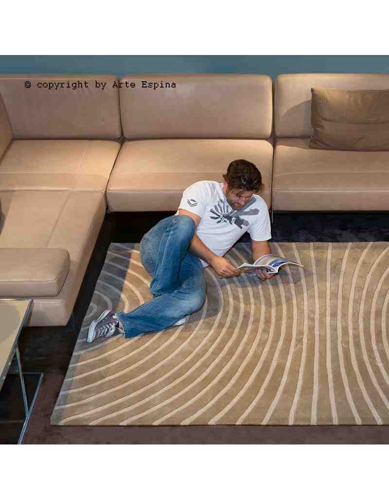 Tappeto moderno Needle Craft Arte Espina taupe 3114-17 rivenditore a Bergamo e Brescia