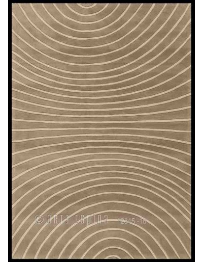 Tappeto moderno Needle Craft Arte Espina taupe 3114-17 rivenditore a Bergamo e Brescia