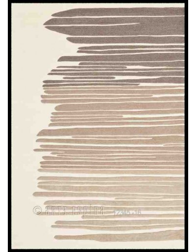 Tappeto moderno Needle Craft Arte Espina beige 7103-12 rivenditore a Bergamo e Brescia