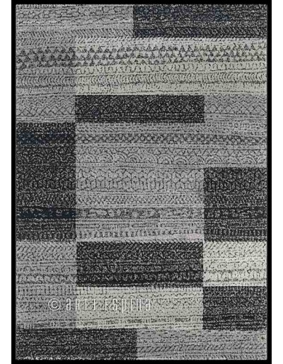 Tappeto moderno Alpaca Arte Espina black 4450-68 rivenditore a Bergamo e Brescia