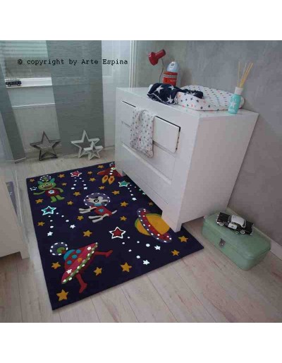 Tappeto moderno Kids Arte Espina purple 3144-50 rivenditore a Bergamo e Brescia